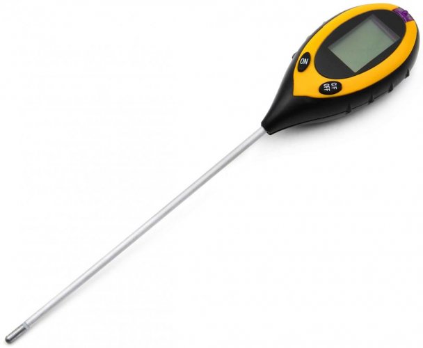 Uređaj za mjerenje kiselosti, vlažnosti, temperature tla i intenziteta sunčevog zračenja, GEKO