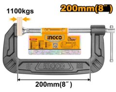 Svorka zámočnícka G liatinová 200mm INGCO INDUSTRIAL