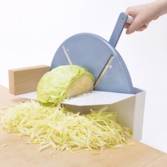 Runder Kohlschneider aus Metall 28 cm