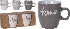 Hrnček keramický 150 ml HOME sada 2 ks mix