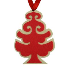 MagicHome Weihnachtsschmuck, Baum, hängend, verpackt. 5 Stk