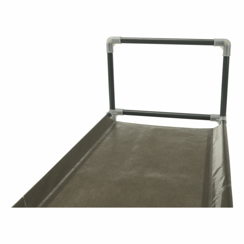 10-reihiges Schuhregal, grau, FILOU