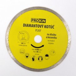 Diamantno rezilo polno o180x22,23 mm PROKIN