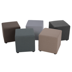 Hocker, Savana-Stoff, beige, REGOR