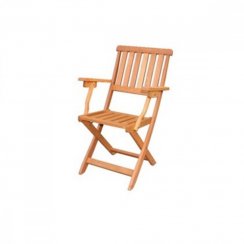 Składane krzesło ogrodowe AGNES, drewno