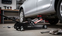 Zdvihák Strend Pro, 2,5 tony, 85-365 mm, pojazdný, nízko profilový, hever