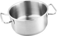 Caserolă MagicHome Chloe, oală, 16 cm, 1,5 litri, cu capac din sticlă, oțel inoxidabil