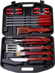 Werkzeugset Strend Pro Grill, zum Grillen und Braten, 19-teilig, im Koffer (akce)