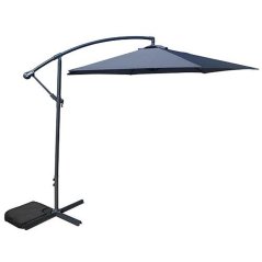 Senčnik DEMI 300 cm, 42 mm, siv, PE 180 g, vrt