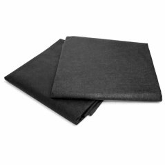 Netkani material 1,6x5 m črn KLC