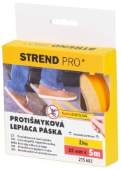 Taśma Strend Pro, samoprzylepna, antypoślizgowa, bardzo wytrzymała, żółta, 25 mm x 5 m
