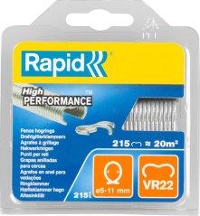 Spona RAPID VR22, Zn, 215 ks, sponky pre viazacie kliešte FP222 a FP20, pre drôt 5-11mm