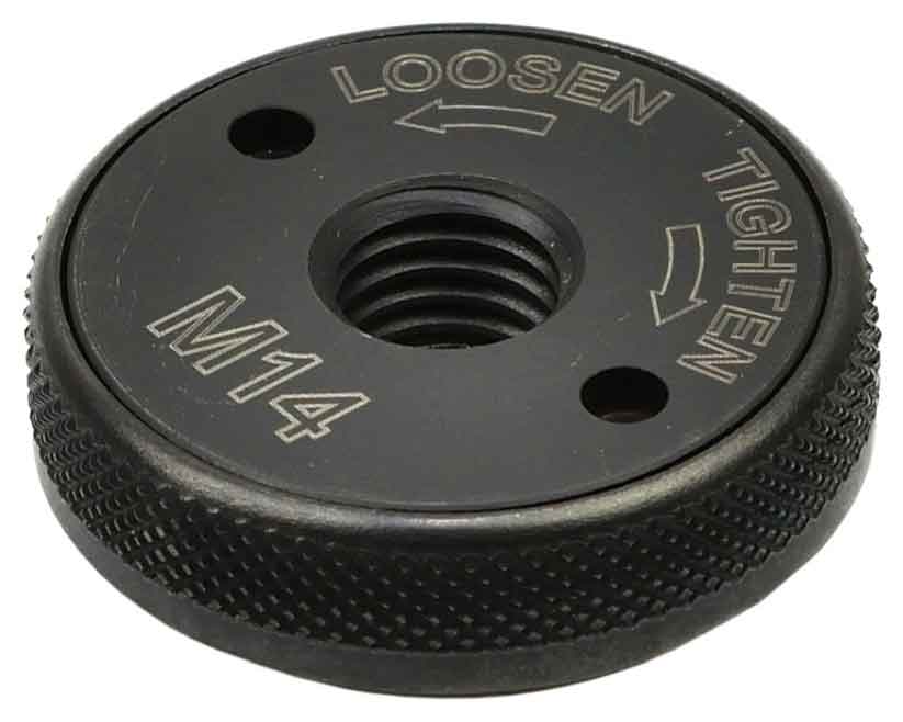 2 Stück Selbstsichernde Druckplatten Für Winkelschleifer M14 - Schnellwechselmutter Ohne Werkzeug