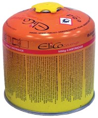 Cartuș de gaz propan-butan 500 g, conexiune filetată 7/16", ELICO