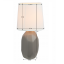 Ceramiczna lampa stołowa, szaro-brązowa taupe, QENNY TYPE 3 AT15556