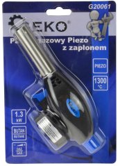 Plinska patronska lemilna lampa s tipkom za piezo paljenje, GEKO