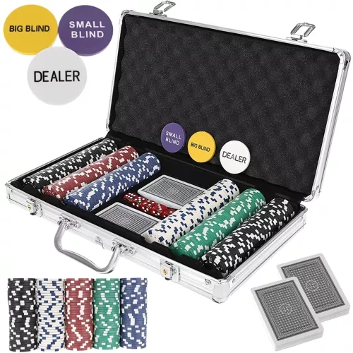 Poker - set od 300 žetona u kutiji HQ 23528 (akce)