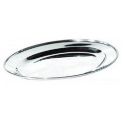 Pladenj iz nerjavečega jekla 25 cm oval KLC