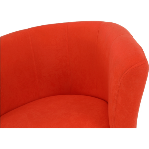 Krzesło klubowe, pomarańczowe, CUBA