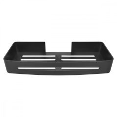 Badezimmer-Wandregal 32x4,7x13cm schwarzes Rechteck