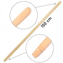 Drška za metlu drvena 150cm konus KLC (akce)