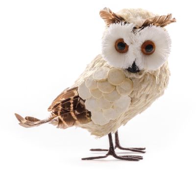 Owl MagicHome, 11x8x15cm, smetana, puh