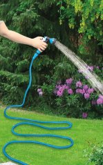 AQUACRAFT® 870030 tömlő, 1/2";, 15-30 m, rugalmas, kerti