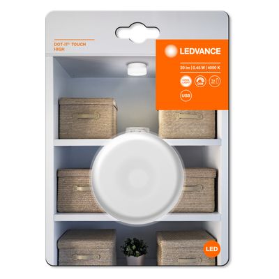 LEDVANCE DOT-IT TOUCH® lámpatest, LED, érintőképernyős, szabályozható, vezeték nélküli, 4000K