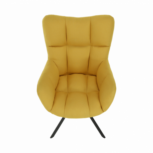 Designerskie krzesło obrotowe, żółto/czarny, KOMODO