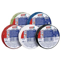 Páska tesa® PRO tesaflex®, elektroizolační, lepící, sPVC, 19 mm, černá, L-20 m