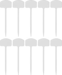 Strend Pro címke, jelölő, növényekhez és virágokhoz, 20 cm, 10 darabos csomagban