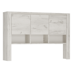 Polica k písaciemu stolu typ 60, biela craft, ANGEL