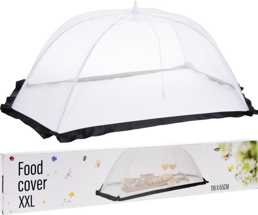 Lebensmittelabdeckung Polyester 116x65cm XXL