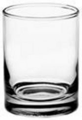 65 ml-es átlátszó üvegbélyegző csésze