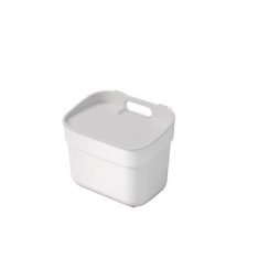 Coș Curver® GAȚIT DE COLECTARE, 5 litri, 18,6x25x20,3 cm, alb, pentru deșeuri