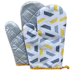 Sütőkesztyű, 2 db-os csomag, teflon bevonattal, GEOMETRIA mintával