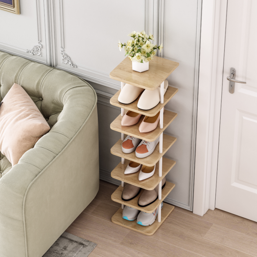 Półka wielofunkcyjna, biały/jasny dąb, ETUDA TYP 1