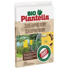 Insektenbrettkleber 5 Stück gelb Bio Plantella KLC
