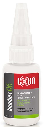 BONDIX 06 - sekundové lepidlo na plasty a gumu 5 g