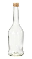 Butelka na alkohol szklana 500ml NAPOLEON z nakrętką