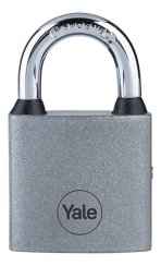 Lokot Yale Y111S/50/125/1, željezo, srebro, 50 mm, 3 ključa