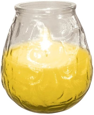Citronella-Kerze CG582, Abwehrmittel, im Glas, 100 g, 80x75 mm, Verkaufsbox 12 Stk