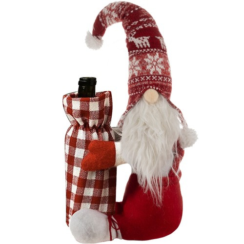 Weihnachtself mit Flaschentasche Ruhhy 22508 (akce)