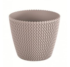 Blumentopf UH o190mm SPLOFY mocca Höhe 158mm KLC