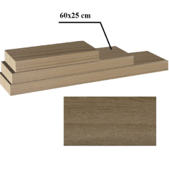 Polica, hrast tartuf, 60x25, GANA FY 11044-3 60
