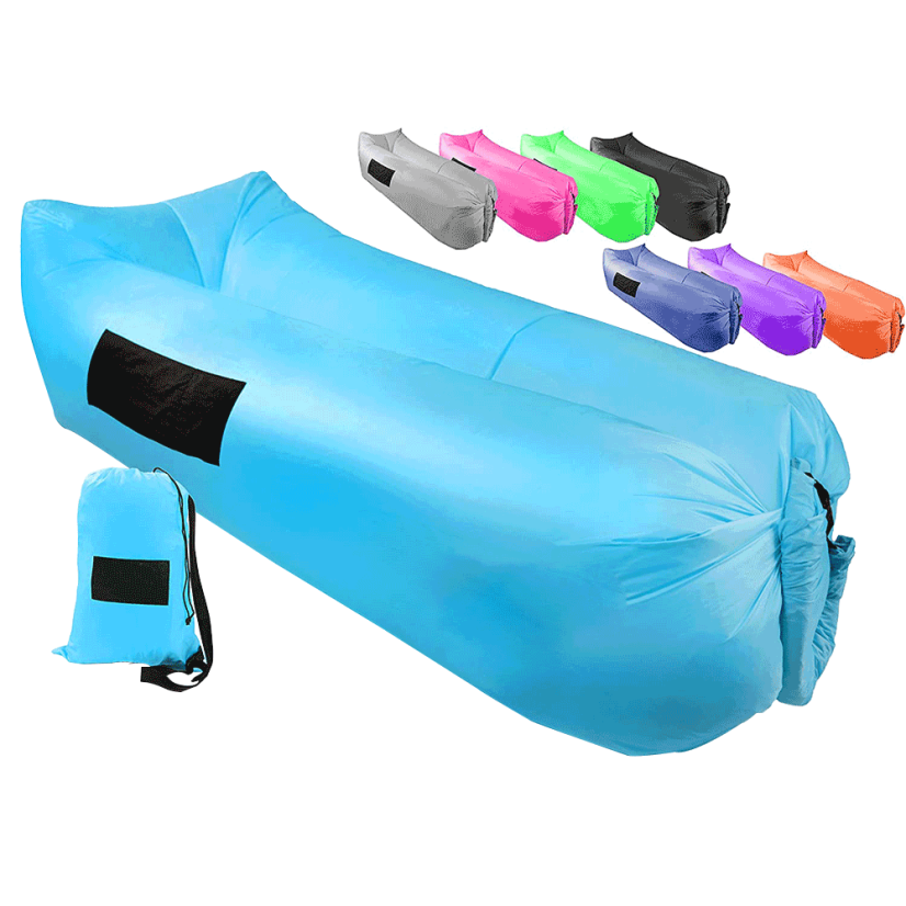 Napihljiva vreča/lazy bag, modra, LEBAG