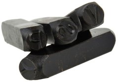 Zestaw stempli do metalu, 27 części, litery 10 mm, GEKO