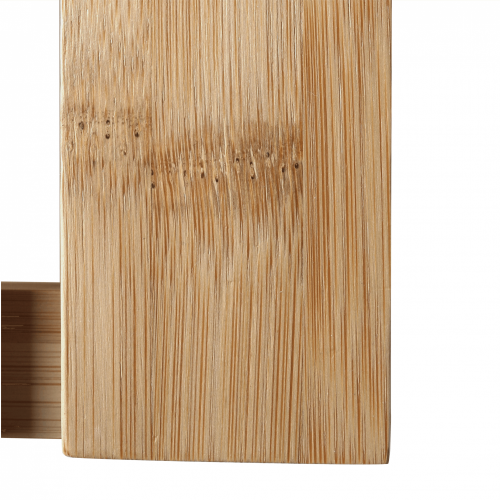 Protiskluzová předložka do koupelny, přírodní lakovaný bambus, KLERA