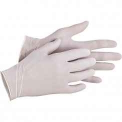 Handschuhe LOON 09/L, Latex, Einweg, Lebensmittelqualität, Packung. 100 Stk
