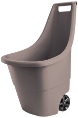 Cărucior Keter® EASY GO 50 litri, 51x56x84 cm, maro, pentru deșeuri de grădină
